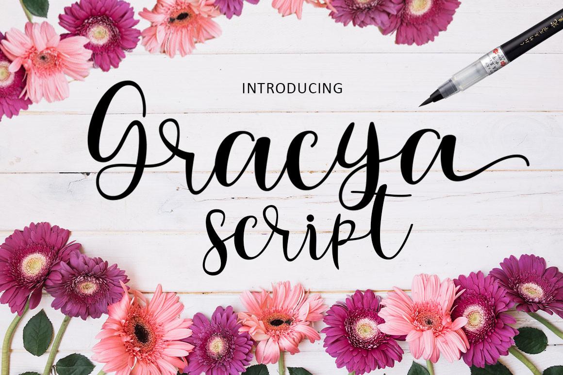 Gracya Script Font