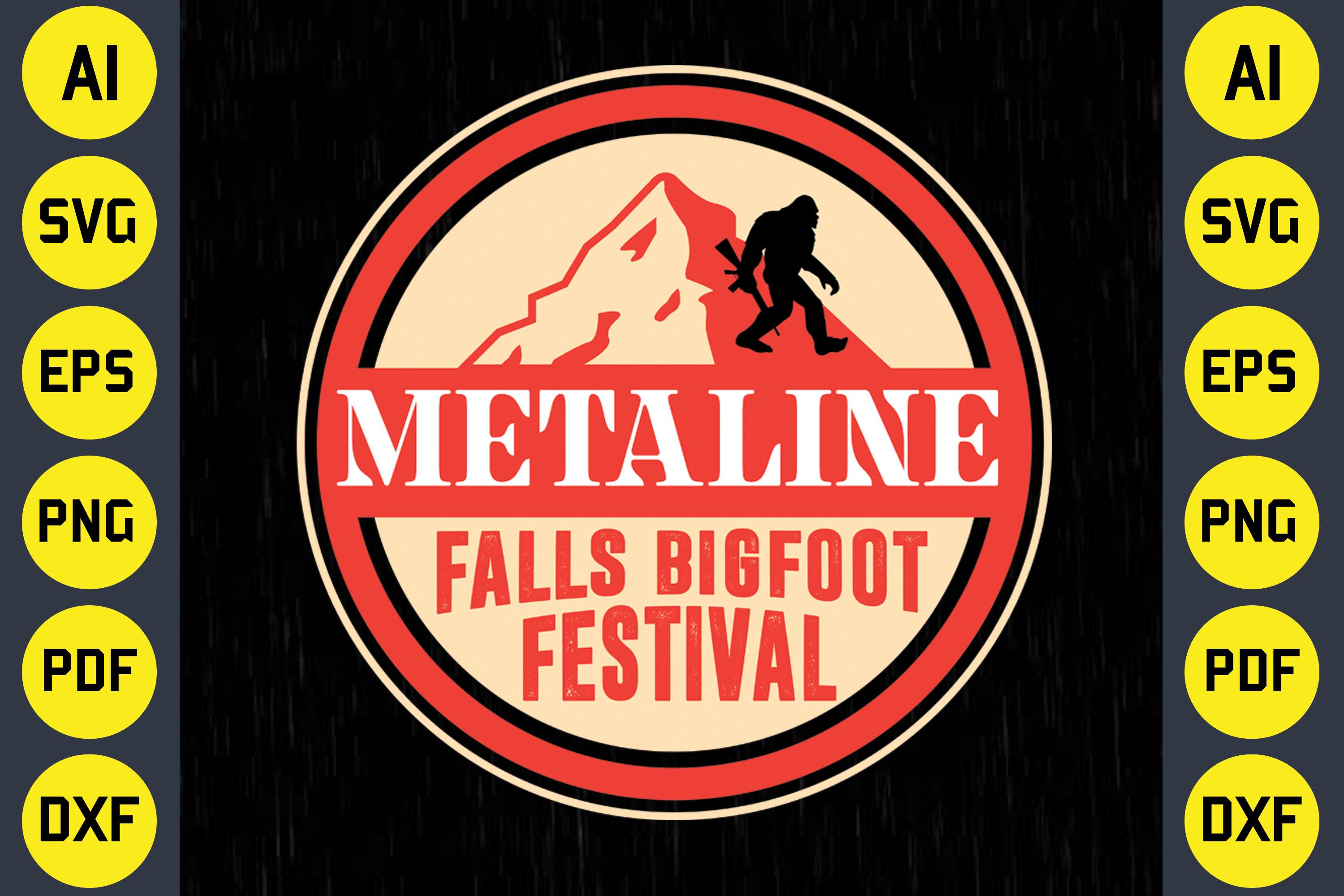 Metaline Falls Bigfoot Festival Design