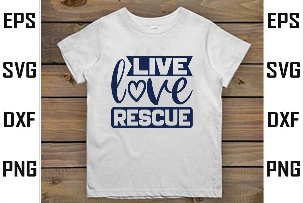 Dog  Svg Design,  Live Love Rescue